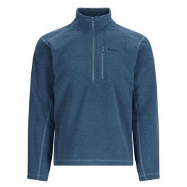 Simms Rivershed Half Zip Sweater, neptune heather