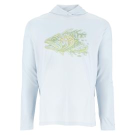 Simms Artist Series Tech Hoody, Bimini / Trout Head