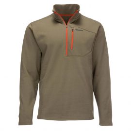 Simms Thermal 1/4 Zip Top, dark stone