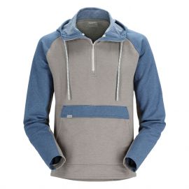 Simms Vermilion Hoody, steel heather/navy heather