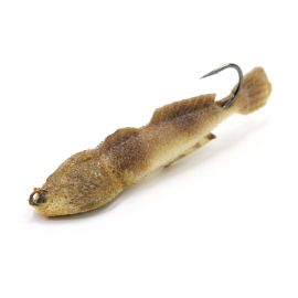 Schwammkoppe Sponge Lure, olivbraun 6 cm, Spinnfischen
