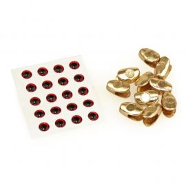 AOS Streamer Heads, gold