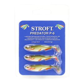 Stroft Predator P-6 Gummifische, 3-er Pack