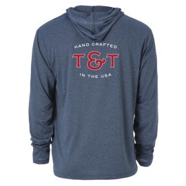 Thomas & Thomas Sun Hoody, indigo blue