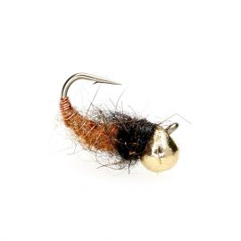 Tungsten Trout Trap, Caddis rust/golden