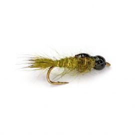 Tungsten Poxy Squirrel Nymph, olive