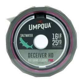 Umpqua Deceiver HD Big Game Fluorocarbon Tippet Vorfachmaterial, pink, 25yds.