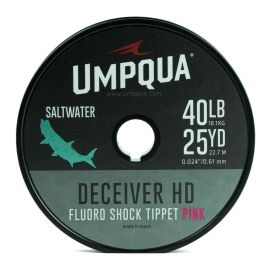Umpqua Deceiver HD SW Fluorocarbon Shock Tippet Vorfachmaterial, pink, 25yds.