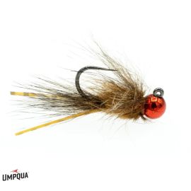 Umpqua Rio Bandito Johnson's Craw Orange Tungsten Nymphe als Flusskrebs Imitation
