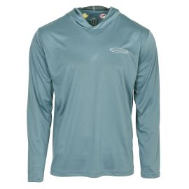 Vision Bamboo Bug & UV Hoodie, stone blue