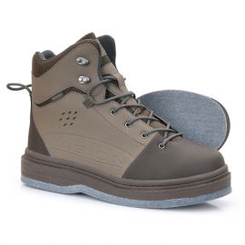 Scarponcini Vision Koski Wading Boot con Suola in Feltro, marrone
