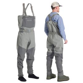Vision Koski Wathose Preis-Leistungs-Sieger mit Gravel Guards und elastischem Watgürtel.
