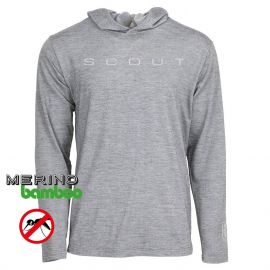Vision Merino Scout Hoodie, grey