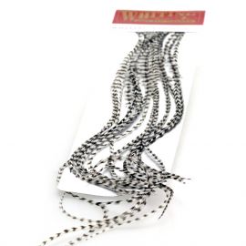 Whiting 100's Saddle Trockenfliegen Sattelhecheln, grizzly