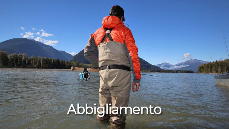 Abbigliamento per la pesca a mosca